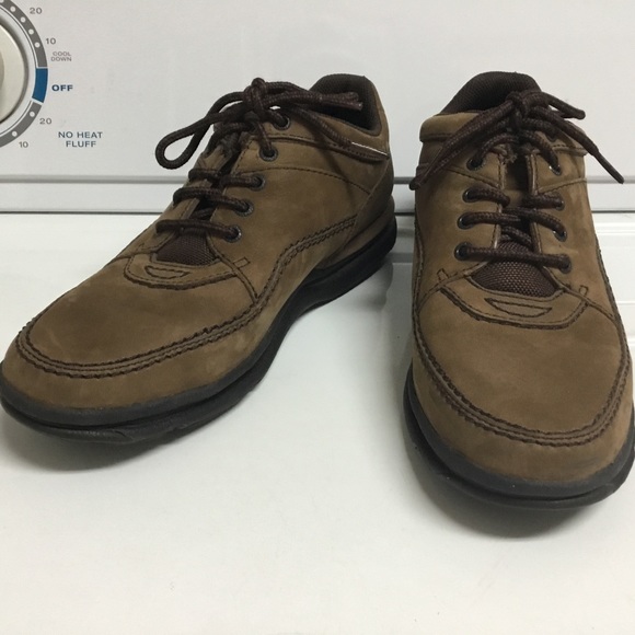Rockport womens brown leather comfort walking shoes / Like New! - Picture 4 of 15